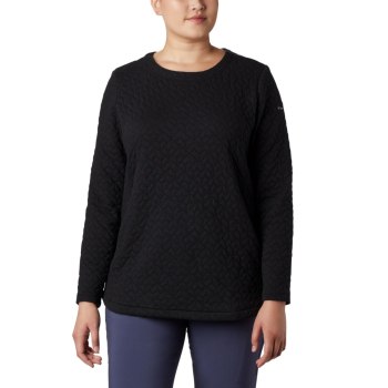 Columbia Ženske Puloveri - Sunday Summit Top Plus Size Crne | PZLH-63821